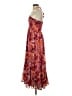 Aqua 100% Polyester Paisley Red Casual Dress Size S - photo 5