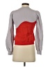 Ganni 100% Cotton Color Block Red Sweatshirt Size XXS - photo 2
