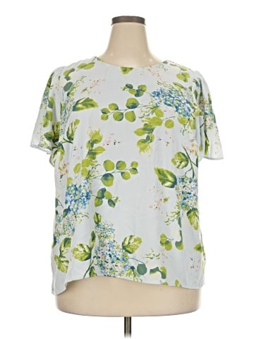 LC Lauren Conrad Short Sleeve Blouse (view 1)