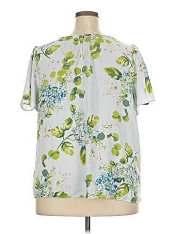 LC Lauren Conrad Short Sleeve Blouse (view 2)