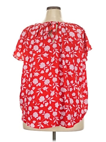 LC Lauren Conrad Short Sleeve Blouse (view 2)
