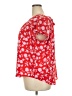 LC Lauren Conrad 100% Polyester Red Short Sleeve Blouse Size 2X - photo 5
