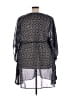 Jaclyn Smith 100% Polyester Polka Dots Black 3/4 Sleeve Blouse Size 3X - photo 2