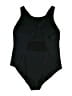 Speedo Solid Black One Piece Swimsuit Size 16 - photo 2