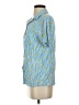 Empyre Hearts Blue Short Sleeve Blouse Size S - photo 5