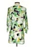 Body Central 100% Polyester Green 3/4 Sleeve Blouse Size S - photo 2