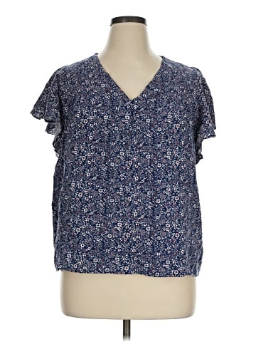 Jones & Co Short Sleeve Blouse (view 1)
