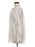GOODTHREADS 100% Cotton Stripes Ivory Long Sleeve Button-Down Shirt Size M - photo 5
