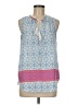 Le Lis Blue Sleeveless Blouse Size M - photo 1