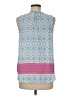 Le Lis Blue Sleeveless Blouse Size M - photo 2