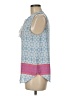 Le Lis Blue Sleeveless Blouse Size M - photo 5