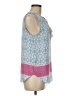 Le Lis Blue Sleeveless Blouse Size M - photo 4