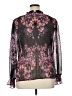 Simply Vera Vera Wang 100% Polyester Floral Black Long Sleeve Blouse Size XL - photo 2