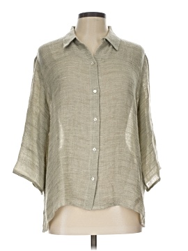 Eileen Fisher 3/4 Sleeve Button Down Shirt