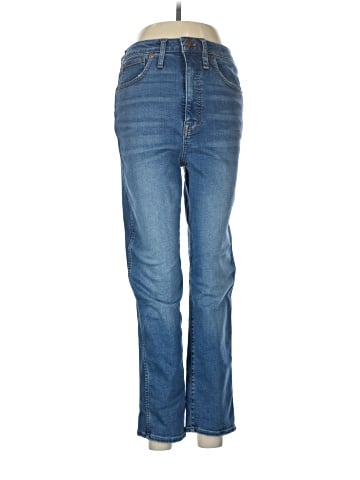 Madewell Curvy Stovepipe Jeans in Dearham Wash (view 1)