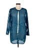 Travelers by Chico's 100% Polyester Blue Kimono Size Med (1) - photo 1