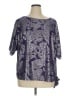 MICHAEL Michael Kors 100% Polyester Purple Short Sleeve Blouse Size 1X - photo 1