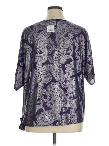MICHAEL Michael Kors Short Sleeve Blouse (view 2)