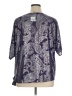 MICHAEL Michael Kors 100% Polyester Purple Short Sleeve Blouse Size 1X - photo 2