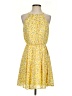 Blue Rain 100% Polyester Floral Yellow Casual Dress Size S - photo 1