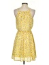 Blue Rain 100% Polyester Floral Yellow Casual Dress Size S - photo 2