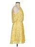 Blue Rain 100% Polyester Floral Yellow Casual Dress Size S - photo 4