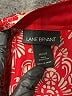 Lane Bryant 100% Polyester Red 3/4 Sleeve Blouse Size 18 - 20 Plus - photo 7