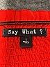 Say What? Red Short Sleeve Top Size L - photo 7