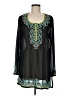 Lucky & Coco 100% Polyester Black Long Sleeve Blouse Size M - photo 1