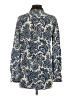 Equipment 100% Polyester Paisley Blue Long Sleeve Blouse Size S - photo 2