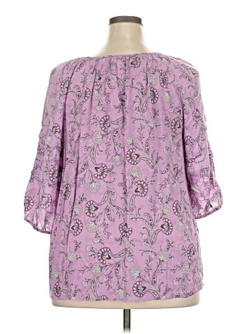 J.Jill 3/4 Sleeve Blouse (view 2)