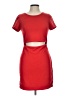 Express Solid Red Casual Dress Size 10 - photo 1
