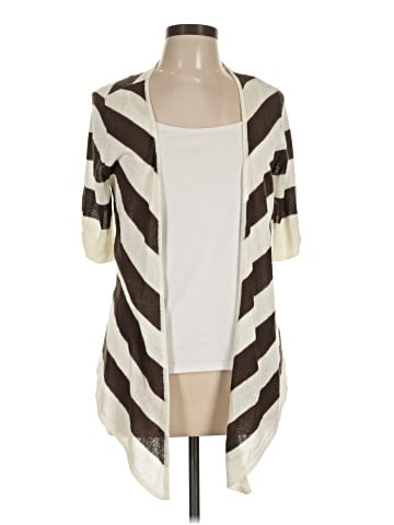 White House Black Market 3/4 Sleeve T-Shirt (view 1)