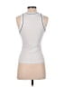 Tahari Silver Sleeveless Top Size M - photo 2