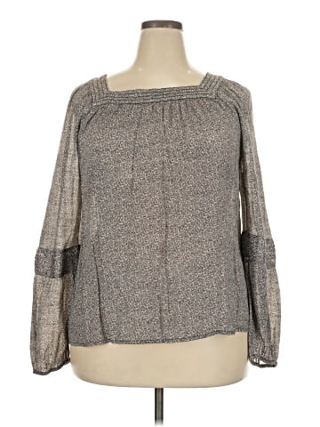LC Lauren Conrad Long Sleeve Blouse (view 1)