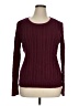 St. John's Bay Burgundy Pullover Sweater Size XL - photo 1