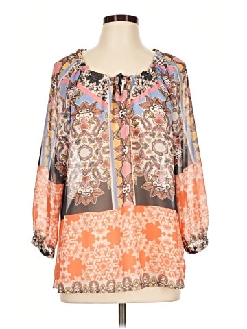 Democracy 3/4 Sleeve Blouse (view 1)