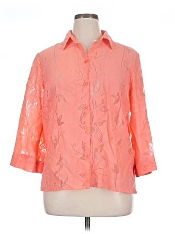 Jh Collectibles 3/4 Sleeve Button-Down Shirt (view 1)