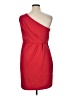 DB Studio 100% Polyester Solid Red Cocktail Dress Size 16 - photo 2