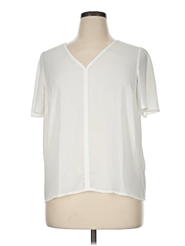 J.Crew Factory Store Short Sleeve Blouse (view 1)