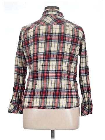Faded Glory Long Sleeve Button-Down Shirt (view 2)