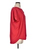 Pleione 100% Polyester Red Short Sleeve Blouse Size XL - photo 4
