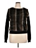 Les Copains Stripes Black Wool Pullover Sweater Size EU 48 / US 18 - photo 1