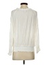 AB Studio 100% Rayon Ivory Long Sleeve Blouse Size S - photo 2