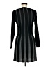 Papillon 100% Polyester Stripes Black Casual Dress Size M - photo 2