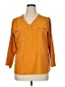 Adrienne Vittadini Polka Dots Multi Color Orange 3/4 Sleeve Blouse Size XL - photo 1
