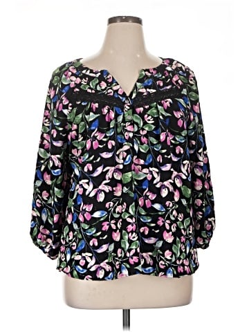 Adrienne Vittadini 3/4 Sleeve Blouse (view 1)