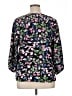 Adrienne Vittadini 100% Polyester Black 3/4 Sleeve Blouse Size XL - photo 2