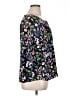 Adrienne Vittadini 100% Polyester Black 3/4 Sleeve Blouse Size XL - photo 4