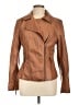 Studio 100% Polyurethane Brown Jacket Size L - photo 1